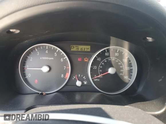 2007 Hyundai Accent GS с VIN KMHCM36C17U042373, выставлен на аукционе Copart как лот 56184665 с пробегом 191 637 миль миль и Списание • Salvage title. История ставок и продаж доступна на DreamBid. Изображение 9.