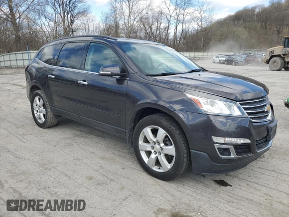 2017 Chevrolet Traverse LT with VIN 1GNKVGKD4HJ329882, listed as a Copart auction lot 52328615 with 116,262 mi miles and Salvage Title. Bid and sale history available at DreamBid. Image 4.