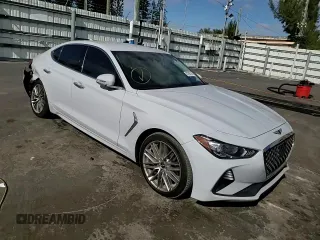 2020 Genesis G70 2.0T with VIN KMTG64LA7LU062308, listed as a Copart auction lot 83760714 with 81,576 mi miles and Non Repairable. Bid and sale history available at carsss.com. Image 11.
