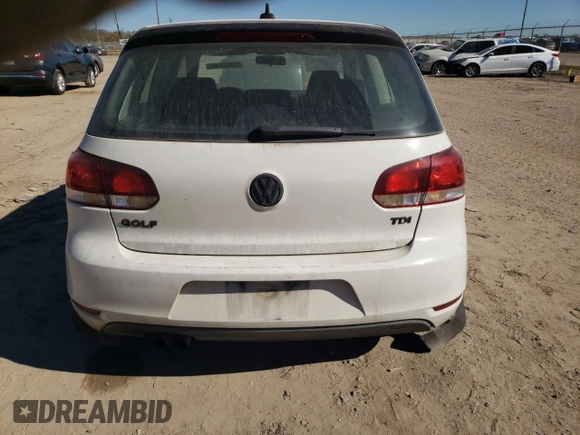 2012 Volkswagen Golf TDI с VIN WVWMM7AJXCW143853, выставлен на аукционе Copart как лот 83233494 с пробегом 173 600 миль миль и Списание • Salvage title. История ставок и продаж доступна на DreamBid. Изображение 6.