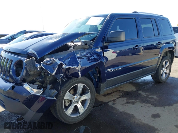 2017 Jeep Patriot High Altitude with VIN 1C4NJRFBXHD135393, listed as a IAAI auction lot 42003911 with 110,901 mi miles. Bid and sale history available at carsss.com. Image 6.