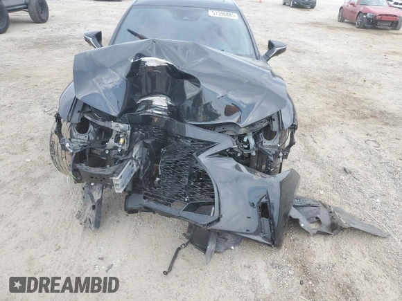 2024 Lexus IS 350 F Sport with VIN JTHGZ1B26R5077771, listed as a Copart auction lot 57396885 with 16,162 mi miles and Salvage title. Bid and sale history available at DreamBid. Image 11.