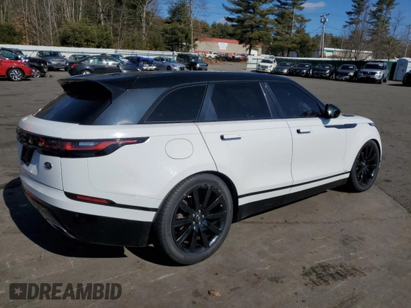 2020 Land Rover Range Rover Velar R-Dynamic S z VIN SALYK2FV3LA272299, wystawiony jako Copart lot #46223925 z przebiegiem 49 587 mil mil oraz Szkoda całkowita • Salvage title. Historia ofert i sprzedaży dostępna na DreamBid. Obrazek 3.
