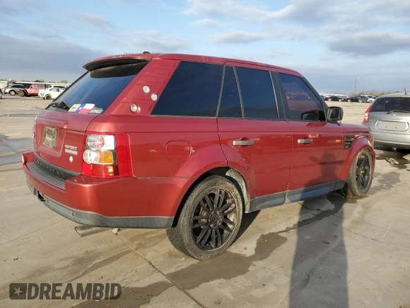 2006 Land Rover Range Rover Sport SC with VIN SALSH23406A923103, listed as a Copart auction lot 42998335 with 0 mi miles and Salvage Title. Bid and sale history available at carsss.com. Image 3.