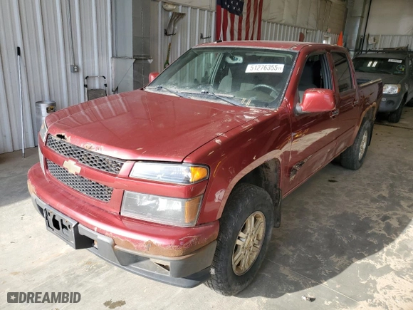 2010 Chevrolet Colorado LT w/1LT with VIN 1GCJTCDE0A8132004, listed as a Copart auction lot 51276355 with 132,755 mi miles and Clean Title. Bid and sale history available at carsss.com. Image 1.
