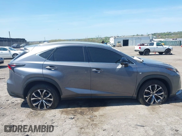 2015 Lexus NX 200t with VIN JTJBARBZ8F2013577, listed as a IAAI auction lot 42108496 with 99,847 mi miles. Bid and sale history available at carsss.com. Image 13.