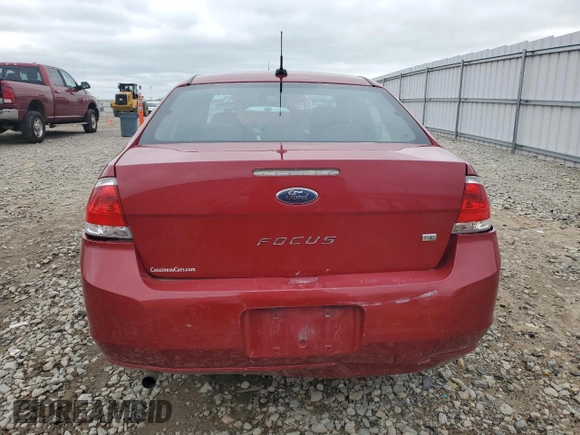 2011 Ford Focus SE with VIN 1FAHP3FNXBW188129, listed as a Copart auction lot 68641934 with 106,264 mi miles and Non Repairable. Bid and sale history available at carsss.com. Image 6.