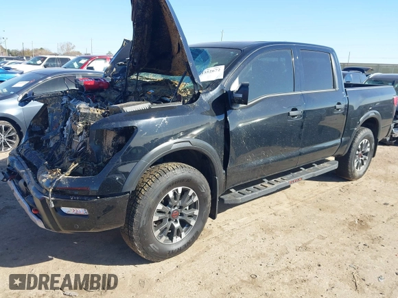 2024 Nissan Titan Pro-4X with VIN 1N6AA1ED9RN113154, listed as a IAAI auction lot 41352672 with 11,753 mi miles and . Bid and sale history available at DreamBid. Image 18.