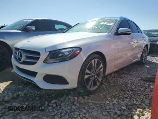 2018 Mercedes-Benz C with VIN 55SWF4JB6JU246892, listed as a Copart auction lot 48418205 with Not Provided miles and Salvage Title. Bid and sale history available at carsss.com. Image 1.