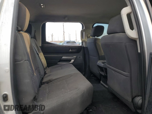 2022 Toyota Tundra 2WD SR5 with VIN 5TFLA5AB8NX015349, listed as a Copart auction lot 43063425 with 34,977 mi miles and Salvage Title. Bid and sale history available at carsss.com. Image 10.