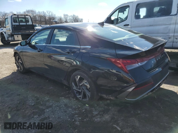 2025 Hyundai Elantra SEL Convenience with VIN KMHLS4DG6SU891344, listed as a Copart auction lot 44336305 with 2,777 mi miles and Salvage Title. Bid and sale history available at DreamBid. Image 2.