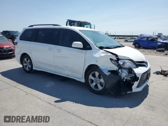 2019 Toyota Sienna LE Auto Access Seat with VIN 5TDKZ3DC4KS993734, listed as a Copart auction lot 53458405 with 6,957 mi miles and Salvage Title. Bid and sale history available at DreamBid. Image 4.