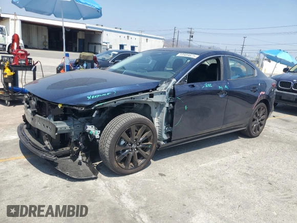 2024 Mazda 3 S Select Sport with VIN 3MZBPABM8RM420865, listed as a Copart auction lot 59989825 with 4,227 mi miles and Salvage title. Bid and sale history available at DreamBid. Image 1.