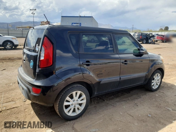 2013 Kia Soul + with VIN KNDJT2A66D7496669, listed as a Copart auction lot 54548325 with 102,214 mi miles and Clean Title. Bid and sale history available at DreamBid. Image 3.