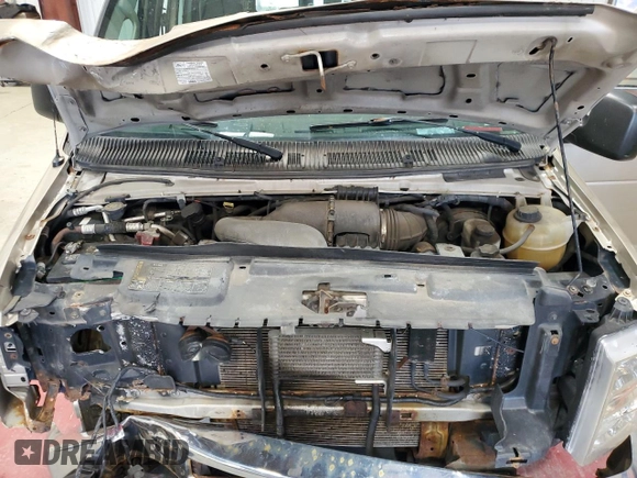 2013 Ford Econoline Cargo Commercial with VIN 1FTSS3EL5DDA33484, listed as a Copart auction lot 57722635 with 297,943 mi miles and Salvage title. Bid and sale history available at DreamBid. Image 12.