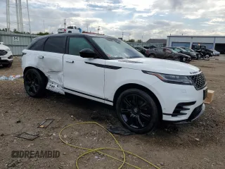 2021 Land Rover Range Rover Velar R-Dynamic S with VIN SALYT2EX1MA305477, listed as a Copart auction lot 56229935 with 45,222 mi miles and Salvage title. Bid and sale history available at DreamBid. Image 4.