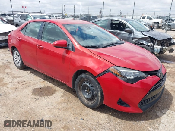2018 Toyota Corolla L z VIN 5YFBURHE6JP755257, wystawiony jako IAAI lot #42155481 z przebiegiem 79 138 mil mil oraz . Historia ofert i sprzedaży dostępna na DreamBid. Obrazek 1.