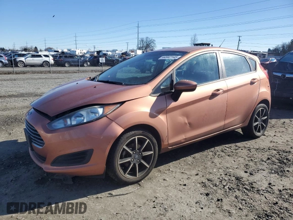 2017 Ford Fiesta SE with VIN 3FADP4EJ1HM141096, listed as a Copart auction lot 44942145 with 101,349 mi miles and Salvage Title. Bid and sale history available at carsss.com. Image 1.