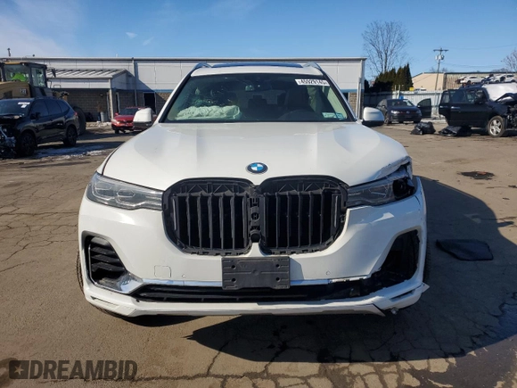 2020 BMW X7 xDrive40i with VIN 5UXCW2C01L9B51479, listed as a Copart auction lot 45929145 with 0 mi miles and Salvage Title. Bid and sale history available at carsss.com. Image 5.