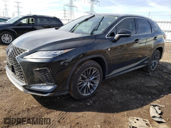 2021 Lexus RX with VIN 2T2YGMDA5MC066415, listed as a Copart auction lot 45372953 with 11,956 mi miles. Bid and sale history available at carsss.com. Image 1.