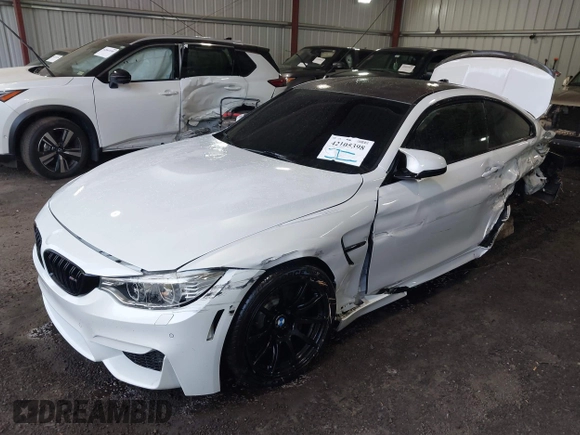2015 BMW M4 with VIN WBS3R9C59FK331843, listed as a IAAI auction lot 42105398 with 105,348 mi miles and . Bid and sale history available at DreamBid. Image 2.