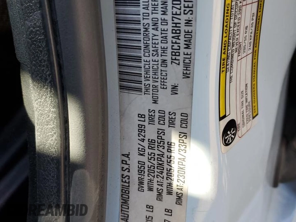 2014 FIAT 500L Easy with VIN ZFBCFABH7EZ023964, listed as a Copart auction lot 72838314 with 87,956 mi miles and Salvage Title. Bid and sale history available at carsss.com. Image 15.