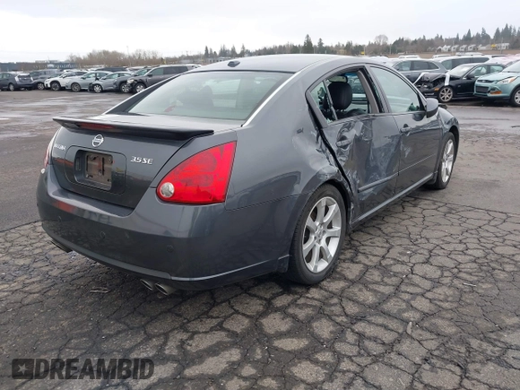 2007 Nissan Maxima 3.5 SL with VIN 1N4BA41EX7C863457, listed as a IAAI auction lot 41633447 with 60,492 mi miles. Bid and sale history available at carsss.com. Image 4.