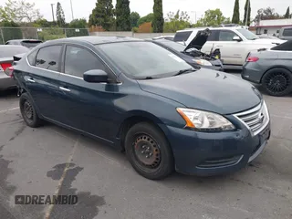 2014 Nissan Sentra S with VIN 3N1AB7AP6EY268974, listed as a IAAI auction lot 42159041 with 130,588 mi miles and . Bid and sale history available at DreamBid. Image 1.