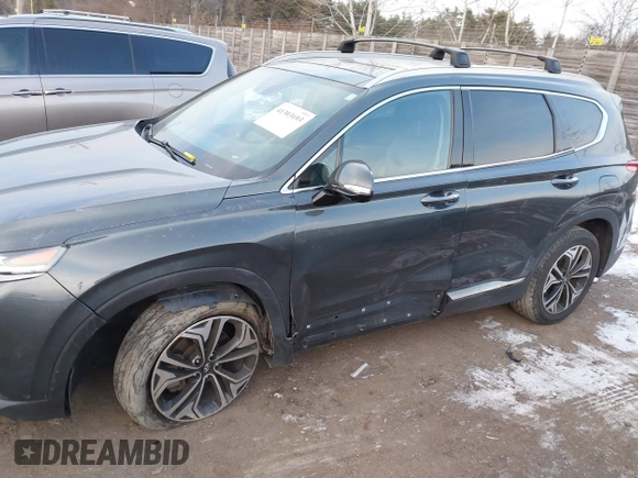 2020 Hyundai Santa Fe Limited with VIN 5NMS5CAA9LH257732, listed as a IAAI auction lot 41303693 with 112,026 mi miles. Bid and sale history available at carsss.com. Image 6.