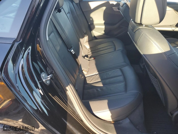 2018 Audi A4 Premium with VIN WAUDNAF40JA132610, listed as a Copart auction lot 45355935 with 55,446 mi miles and Salvage Title. Bid and sale history available at carsss.com. Image 10.