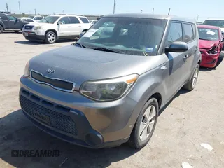 2014 Kia Soul with VIN KNDJN2A27E7049468, listed as a IAAI auction lot 42008888 with 112,788 mi miles. Bid and sale history available at carsss.com. Image 2.