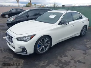 2021 Infiniti Q50 3.0t SENSORY with VIN JN1EV7CP7MM701290, listed as a IAAI auction lot 40932699 with 44,370 mi miles. Bid and sale history available at carsss.com. Image 17.
