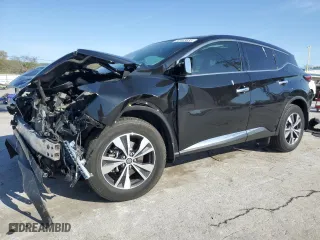 2019 Nissan Murano S with VIN 5N1AZ2MJ9KN142910, listed as a Copart auction lot 52443035 with 62,697 mi miles and Salvage Title. Bid and sale history available at carsss.com. Image 1.