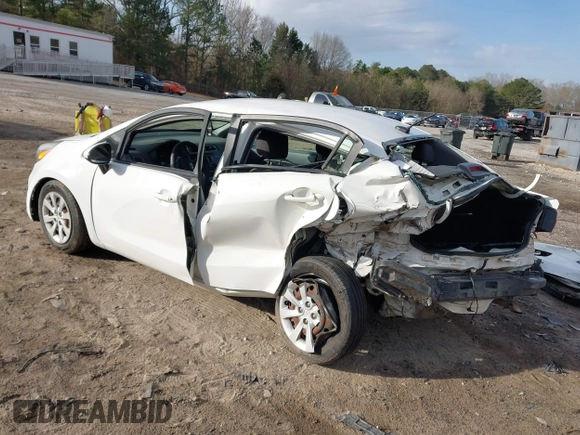 2016 Kia Rio LX with VIN KNADM4A34G6641971, listed as a IAAI auction lot 41844522 with 95,163 mi miles. Bid and sale history available at carsss.com. Image 3.