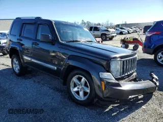 2008 Jeep Liberty Limited with VIN 1J8GN58K78W195728, listed as a Copart auction lot 46174195 with 130,855 mi miles and Salvage Title. Bid and sale history available at DreamBid. Image 4.