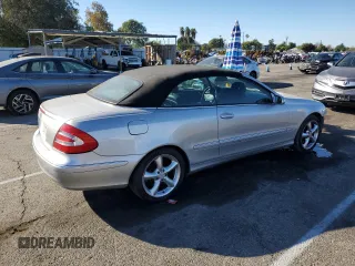 2005 Mercedes-Benz CLK 320 with VIN WDBTK65G45T045124, listed as a Copart auction lot 81193874 with 71,574 mi miles and Salvage Title. Bid and sale history available at DreamBid. Image 3.