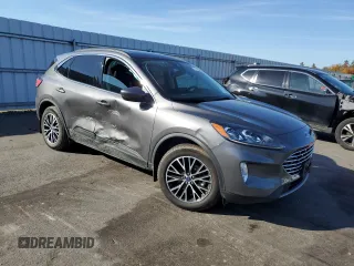 2022 Ford Escape Titanium Plug-In Hybrid with VIN 1FMCU0LZ8NUB74213, listed as a Copart auction lot 77133004 with 18,490 mi miles and Salvage title. Bid and sale history available at DreamBid. Image 4.