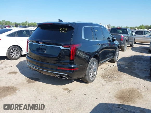 2022 Cadillac XT6 Premium Luxury with VIN 1GYKPCRS3NZ156413, listed as a IAAI auction lot 41952856 with 40,046 mi miles and . Bid and sale history available at DreamBid. Image 4.