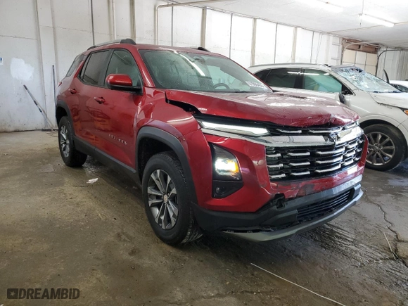 2025 Chevrolet Equinox FWD LT with VIN 3GNAXHEG1SL139796, listed as a Copart auction lot 51996455 with 2,680 mi miles and Salvage Title. Bid and sale history available at carsss.com. Image 4.