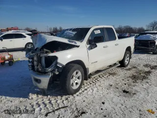 2019 Ram 1500 Big Horn/Lone Star with VIN 1C6SRFBT9KN830708, listed as a Copart auction lot 88505355 with 162,017 mi miles and Salvage Title. Bid and sale history available at carsss.com. Image 1.