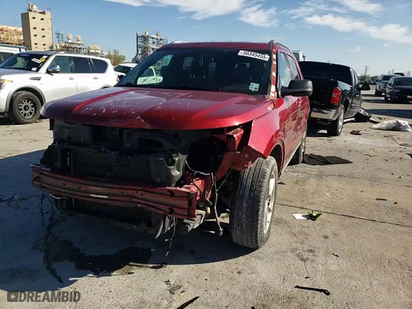 2019 Ford Explorer XLT with VIN 1FM5K7D83KGB02181, listed as a Copart auction lot 50345455 with 41,012 mi miles and Salvage Title. Bid and sale history available at carsss.com. Image 12.