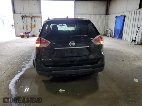 2016 Nissan Rogue SV with VIN 5N1AT2MV0GC873569, listed as a Copart auction lot 53288555 with 0 mi miles and Salvage Title. Bid and sale history available at carsss.com. Image 6.