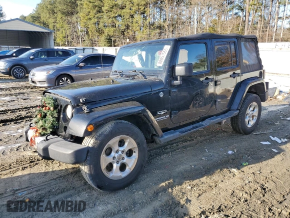 2015 Jeep Wrangler Unlimited Sahara with VIN 1C4BJWEG3FL530114, listed as a Copart auction lot 88851565 with 156,669 mi miles and Salvage Title. Bid and sale history available at carsss.com. Image 1.