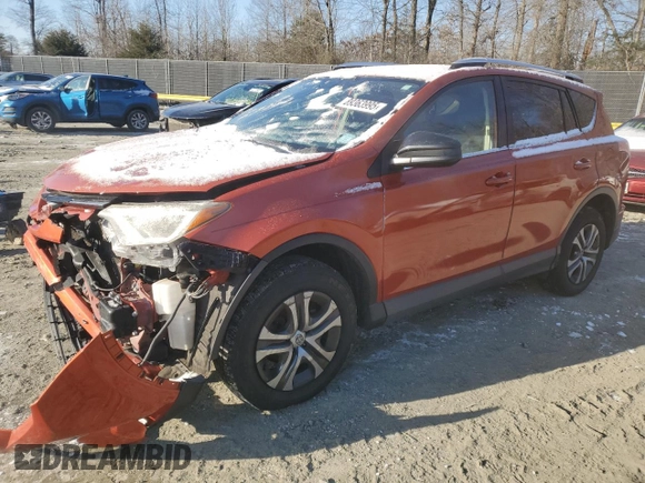 2016 Toyota RAV4 LE with VIN JTMZFREV4GJ088067, listed as a Copart auction lot 89363995 with 85,573 mi miles and Salvage Title. Bid and sale history available at carsss.com. Image 1.