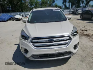 2017 Ford Escape Titanium with VIN 1FMCU0J92HUE86731, listed as a Copart auction lot 52345555 with 81,723 mi miles and Salvage Title. Bid and sale history available at carsss.com. Image 5.