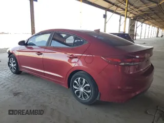 2017 Hyundai Elantra SE with VIN KMHD74LF6HU282102, listed as a Copart auction lot 57841005 with 94,024 mi miles and Salvage title. Bid and sale history available at DreamBid. Image 2.