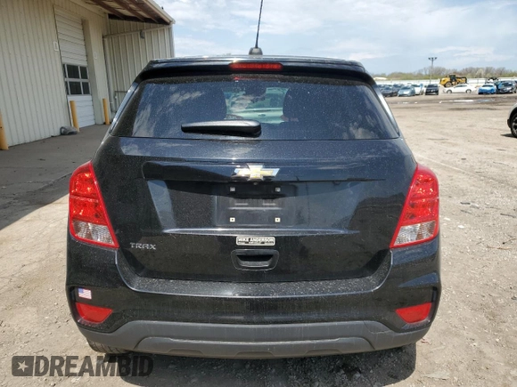 2020 Chevrolet Trax LS with VIN 3GNCJKSB3LL119230, listed as a Copart auction lot 53852445 with 186,619 mi miles and Salvage title. Bid and sale history available at DreamBid. Image 6.