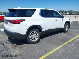 2023 Chevrolet Traverse LS with VIN 1GNERFKW6PJ292944, listed as a IAAI auction lot 41858992 with 27,302 mi miles. Bid and sale history available at carsss.com. Image 4.