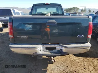 2001 Ford Super Duty F-250 XL with VIN 1FTNX21F21EB60806, listed as a Copart auction lot 42493565 with 142,977 mi miles and Salvage Title. Bid and sale history available at carsss.com. Image 6.