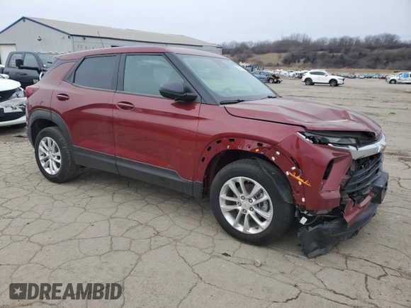 2024 Chevrolet TrailBlazer LS with VIN KL79MNSL7RB185629, listed as a Copart auction lot 84174374 with 2,011 mi miles and Clean Title. Bid and sale history available at DreamBid. Image 4.